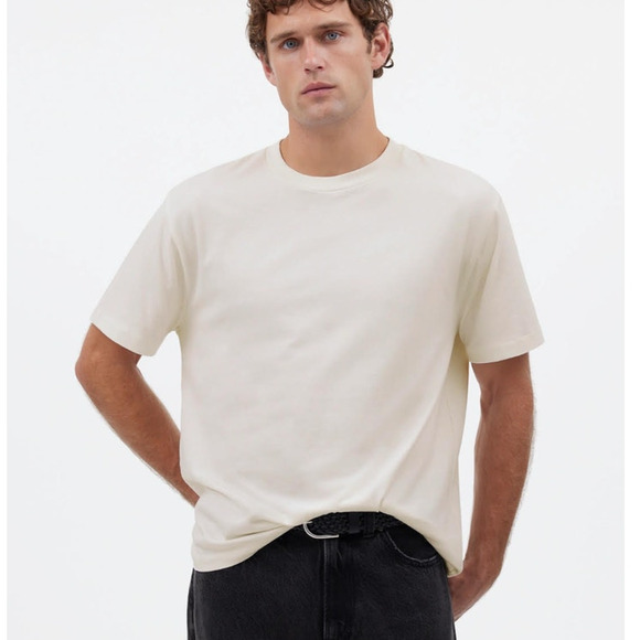 NWT Madewell Men's The Vintage Tee Soft White M *Flaw - Picture 2 of 12